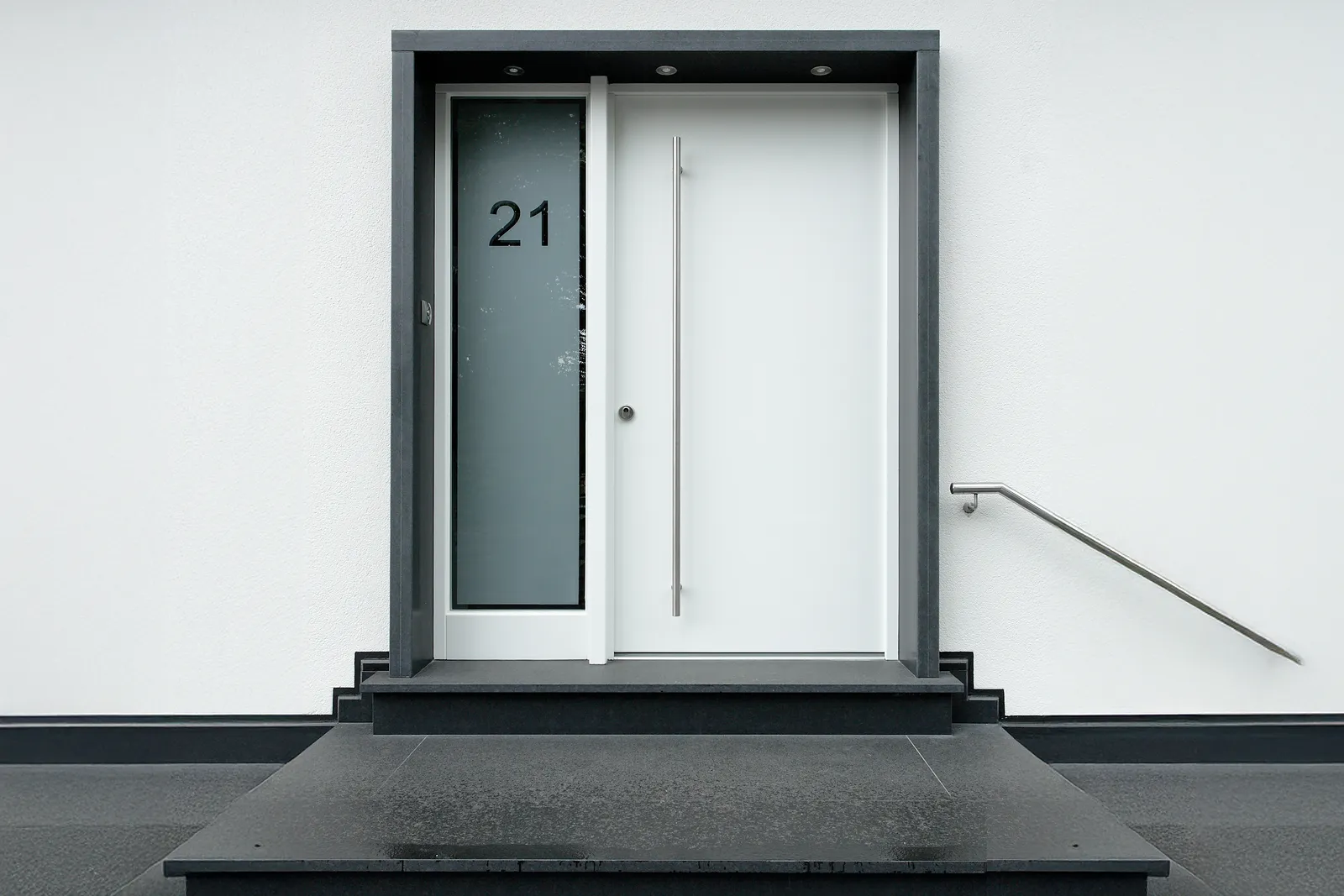 Aluminiumhaustür – Profil und Sicherheit